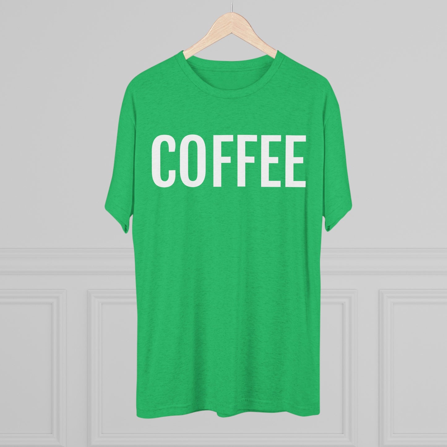 Unisex Tri-Blend Crew Tee - Coffee