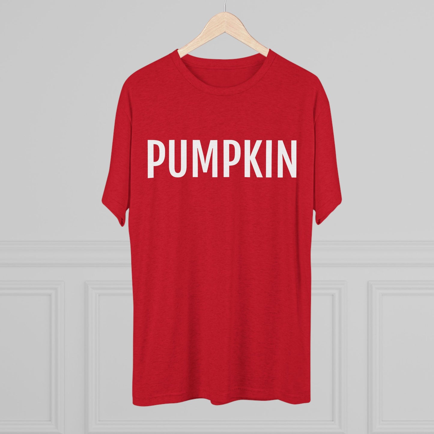 Unisex Tri-Blend Crew Tee - Pumpkin