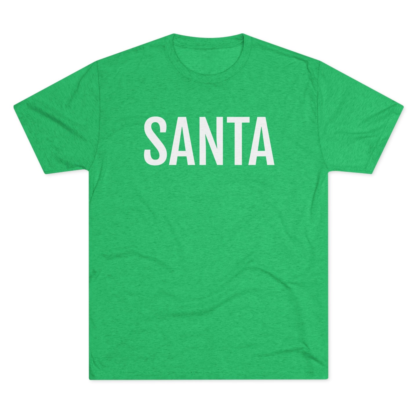 Unisex Tri-Blend Crew Tee - Santa