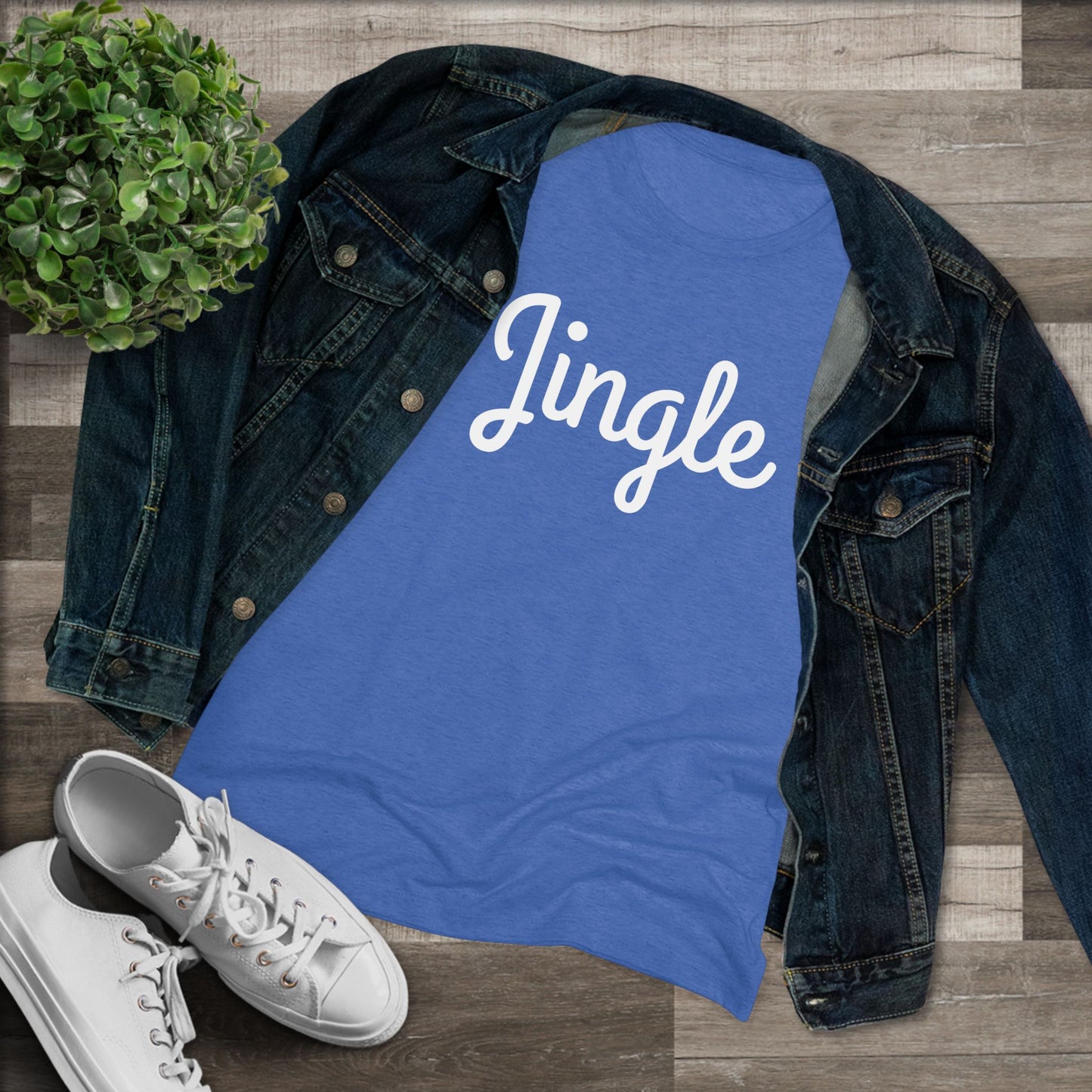 Women's Triblend Tee - Jingle