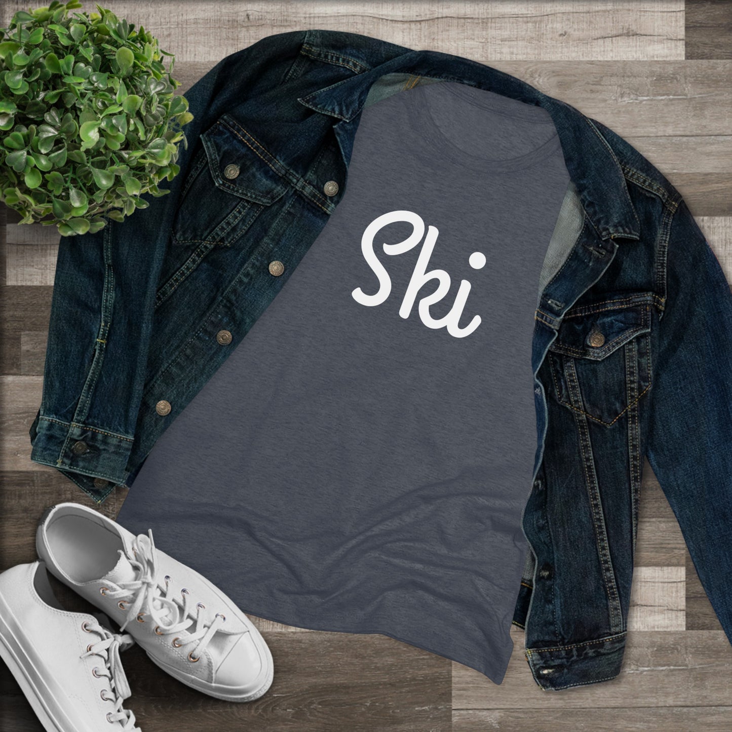 Women's Triblend Tee - Ski