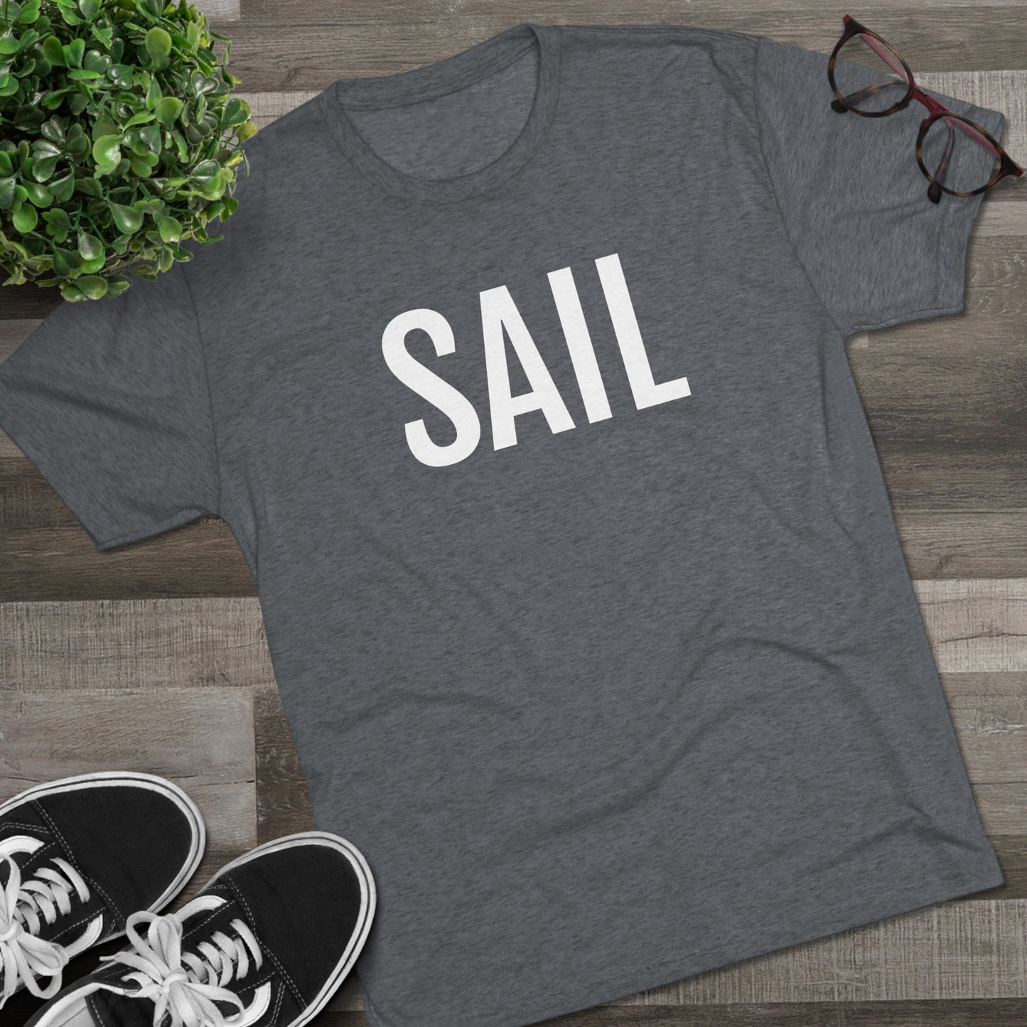 Unisex Tri-Blend Crew Tee - Sail