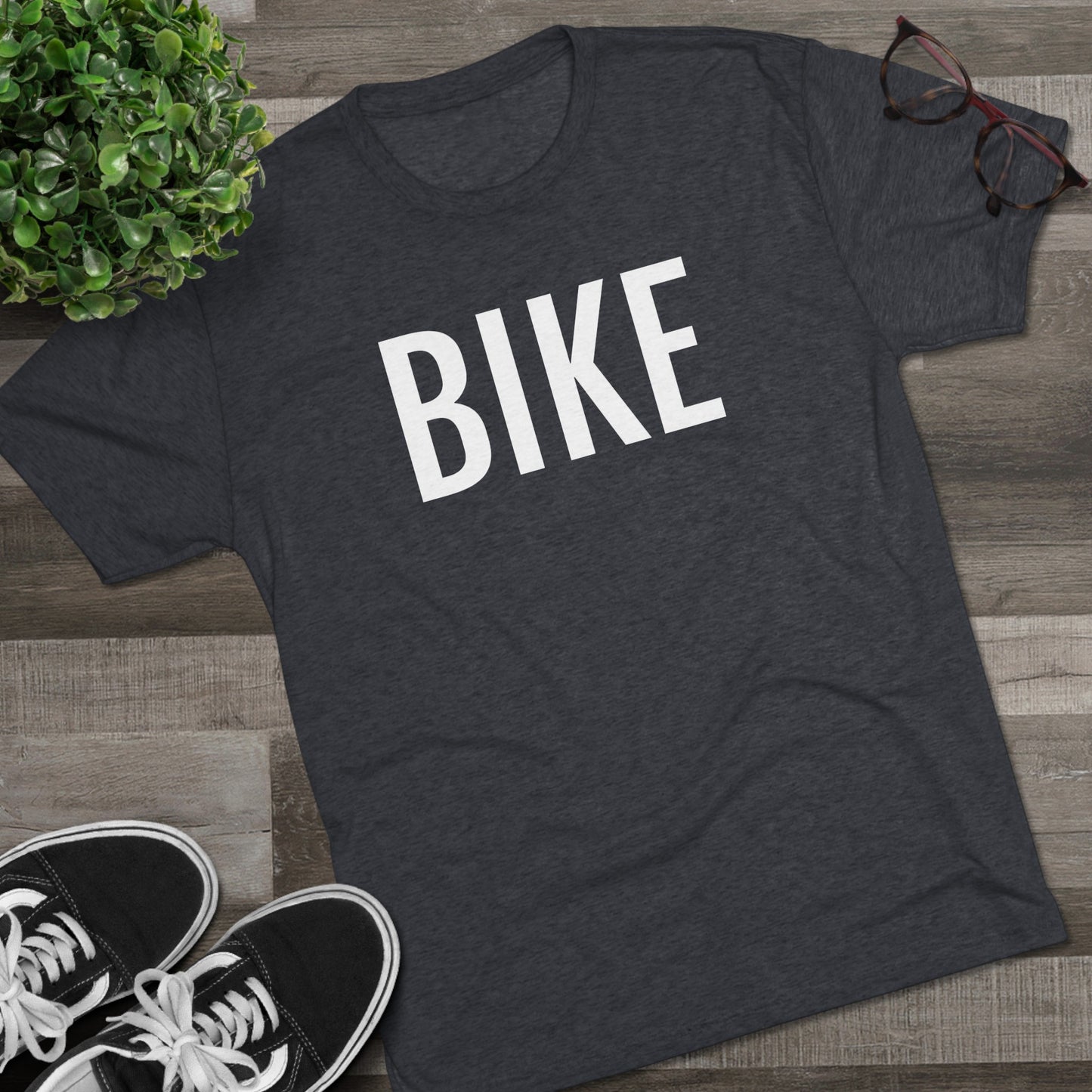 Unisex Tri-Blend Crew Tee - Bike