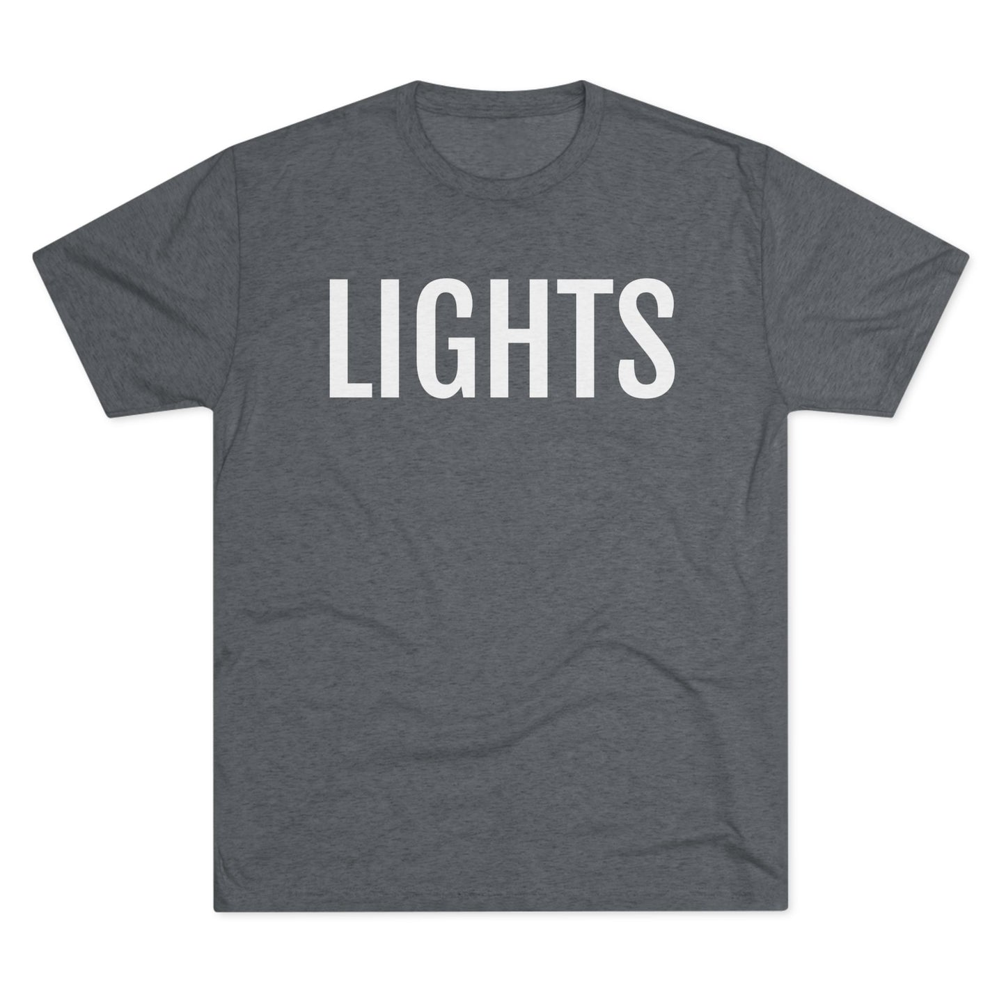 Unisex Tri-Blend Crew Tee - Lights