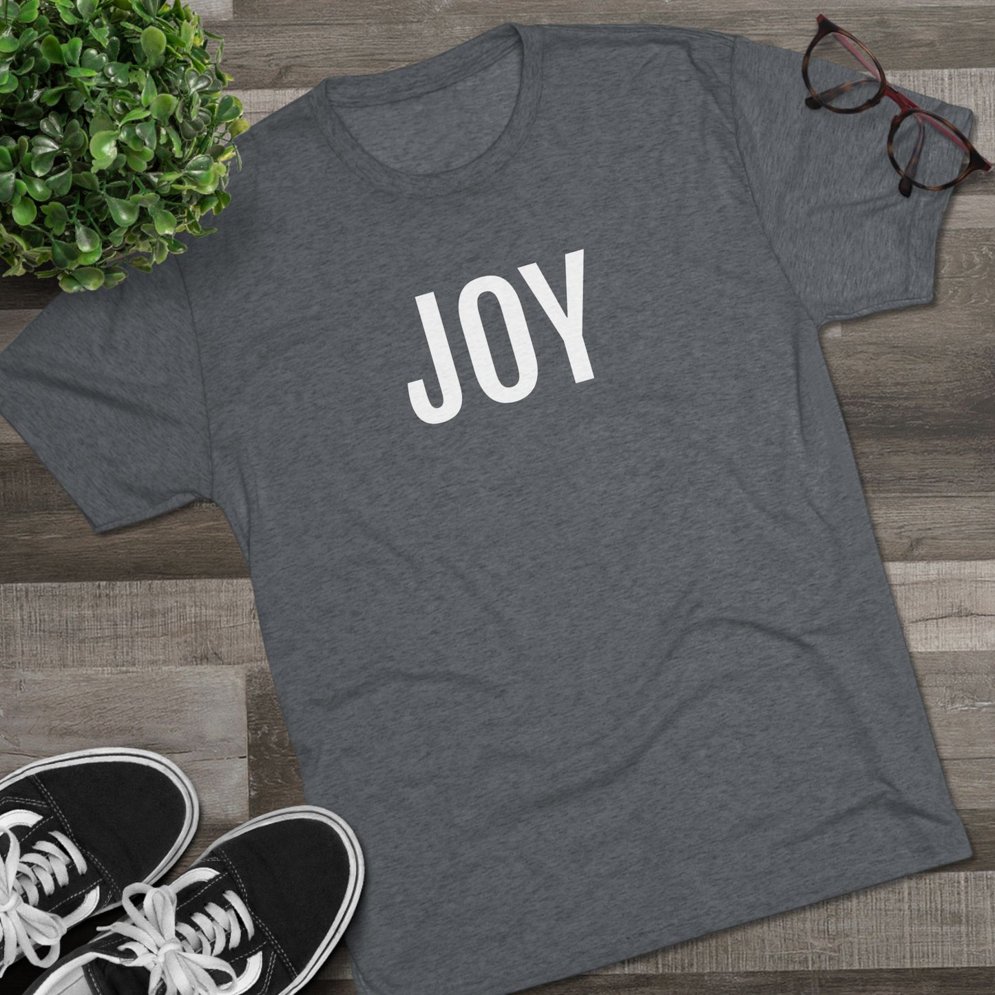 Unisex Tri-Blend Crew Tee - Joy