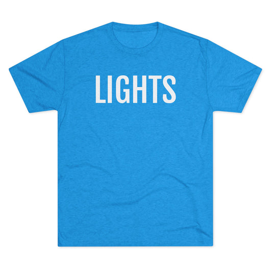 Unisex Tri-Blend Crew Tee - Lights