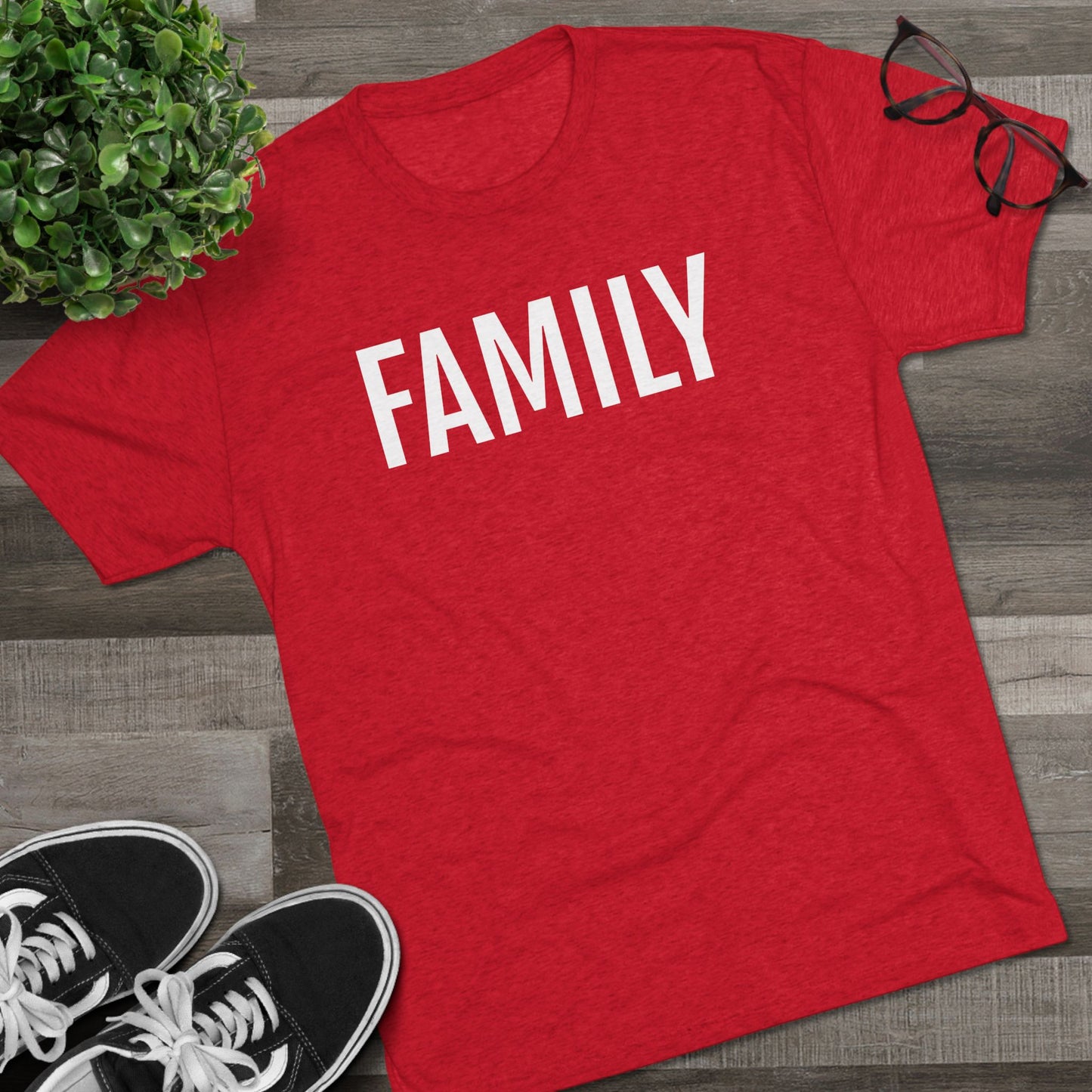 Unisex Tri-Blend Crew Tee - Family