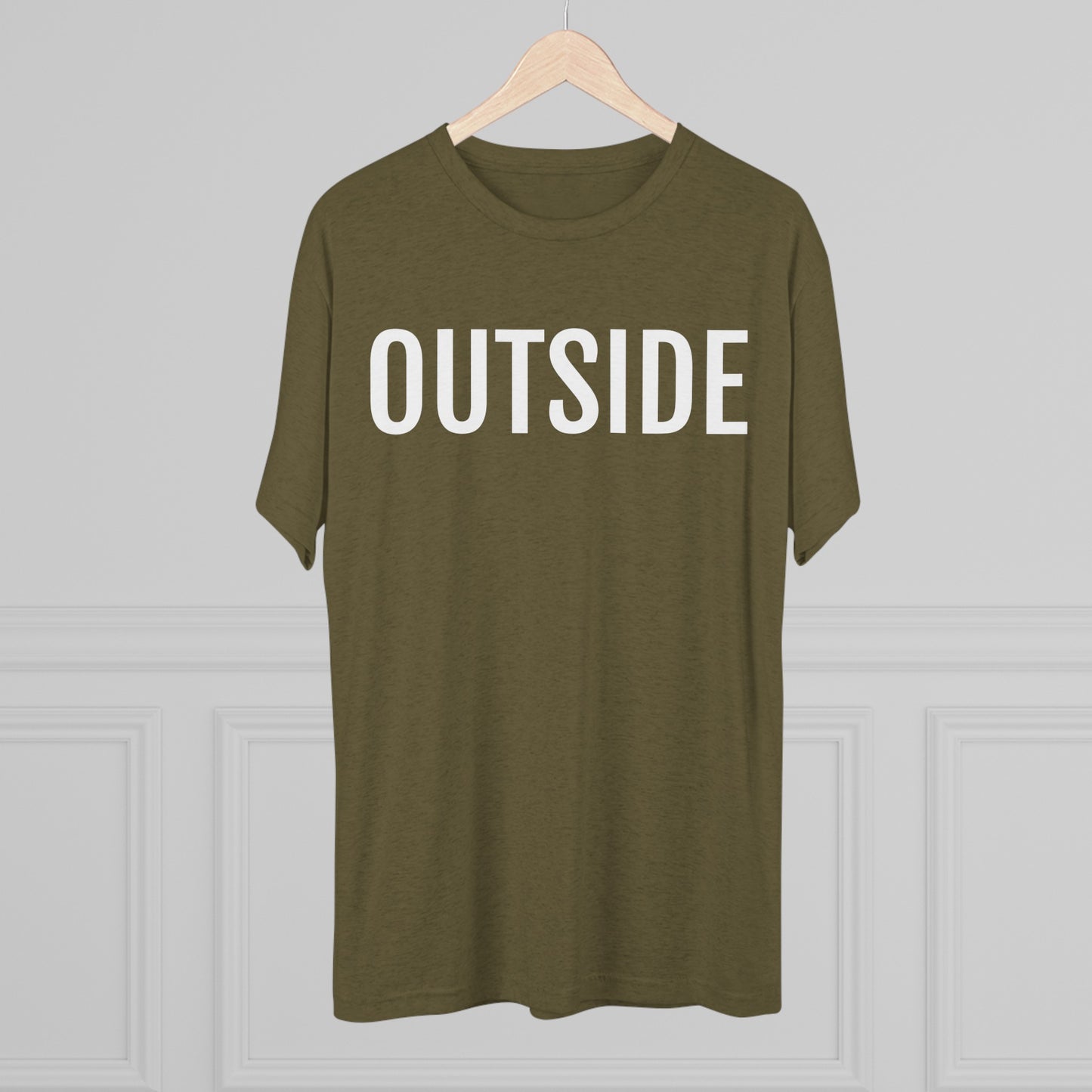 Unisex Tri-Blend Crew Tee - Outside