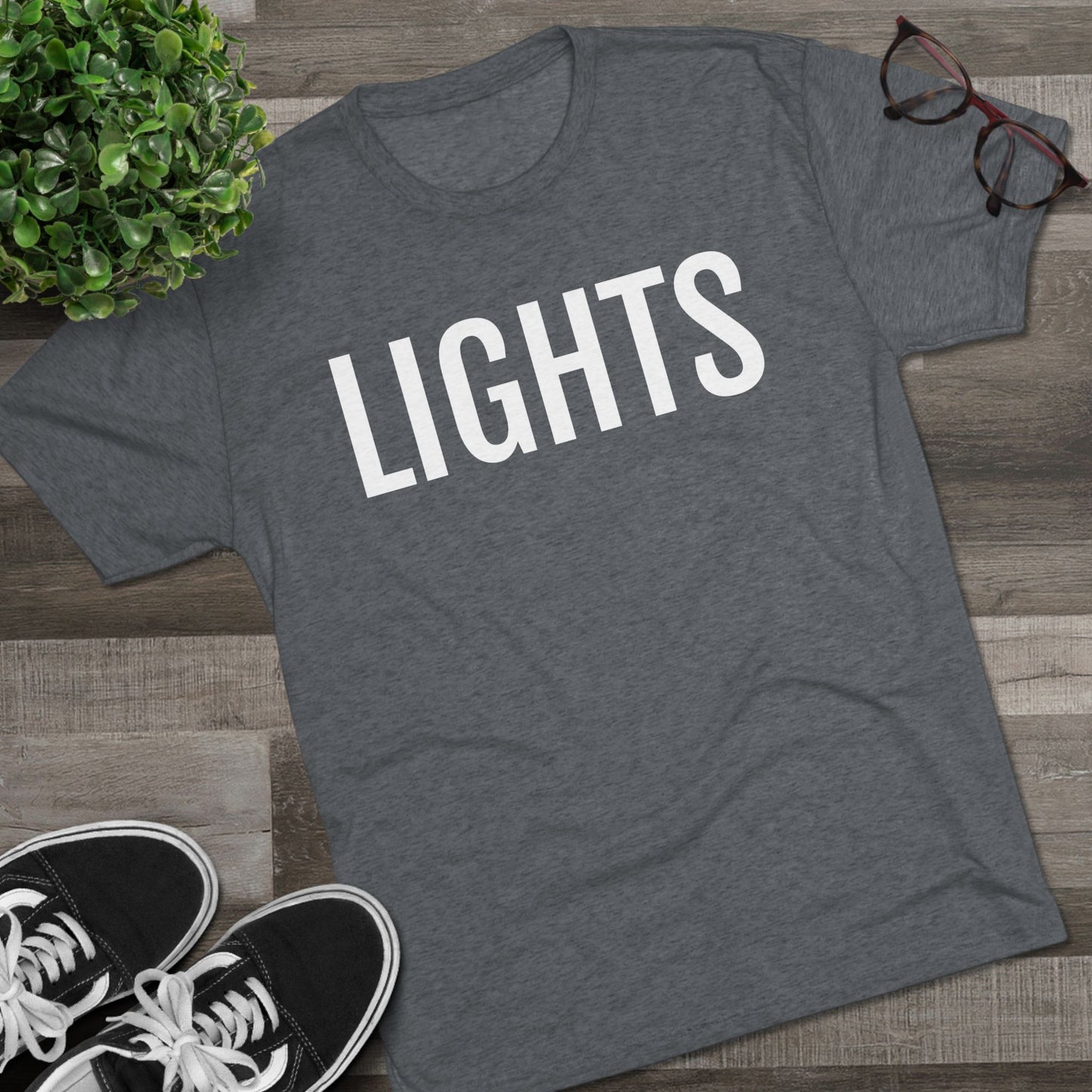 Unisex Tri-Blend Crew Tee - Lights