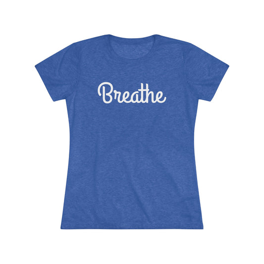 Women's Triblend Tee - Breathe