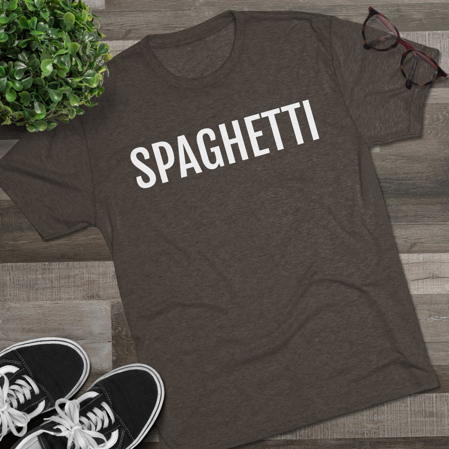 Unisex Tri-Blend Crew Tee - Spaghetti