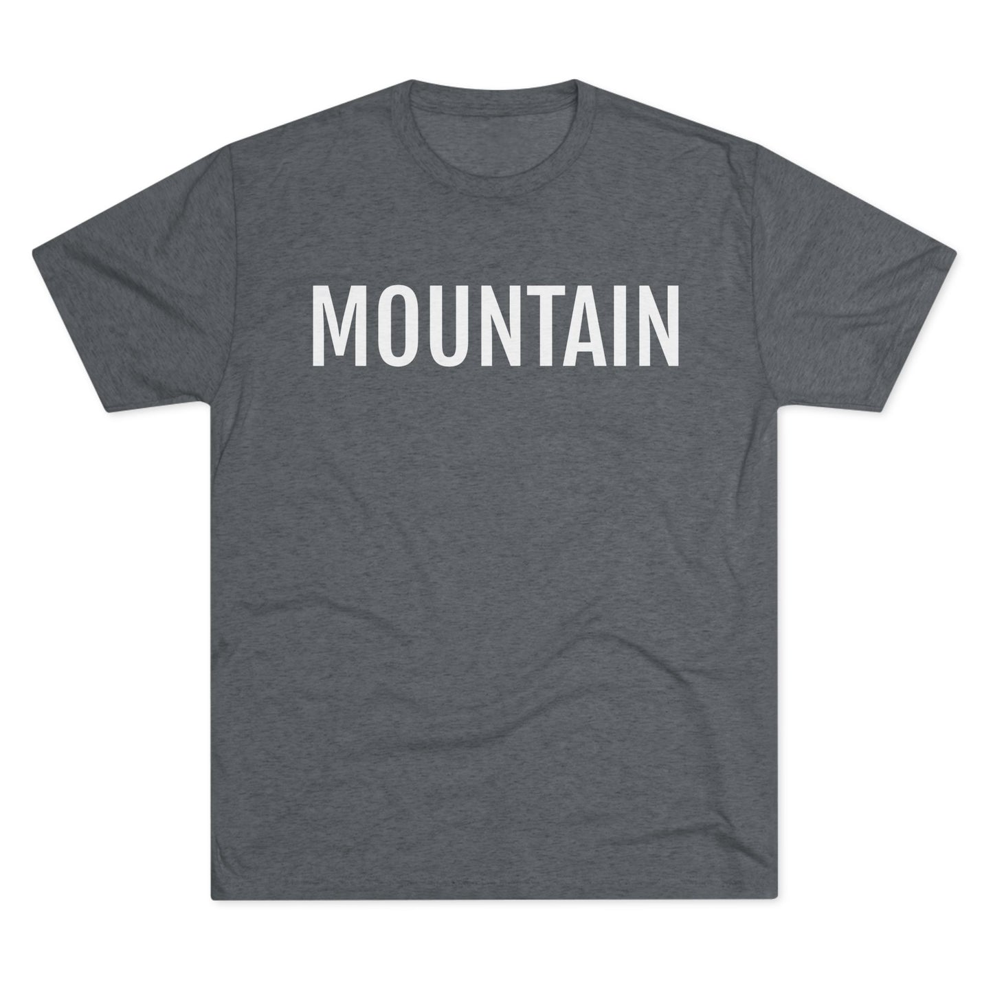 Unisex Tri-Blend Crew Tee - Mountain