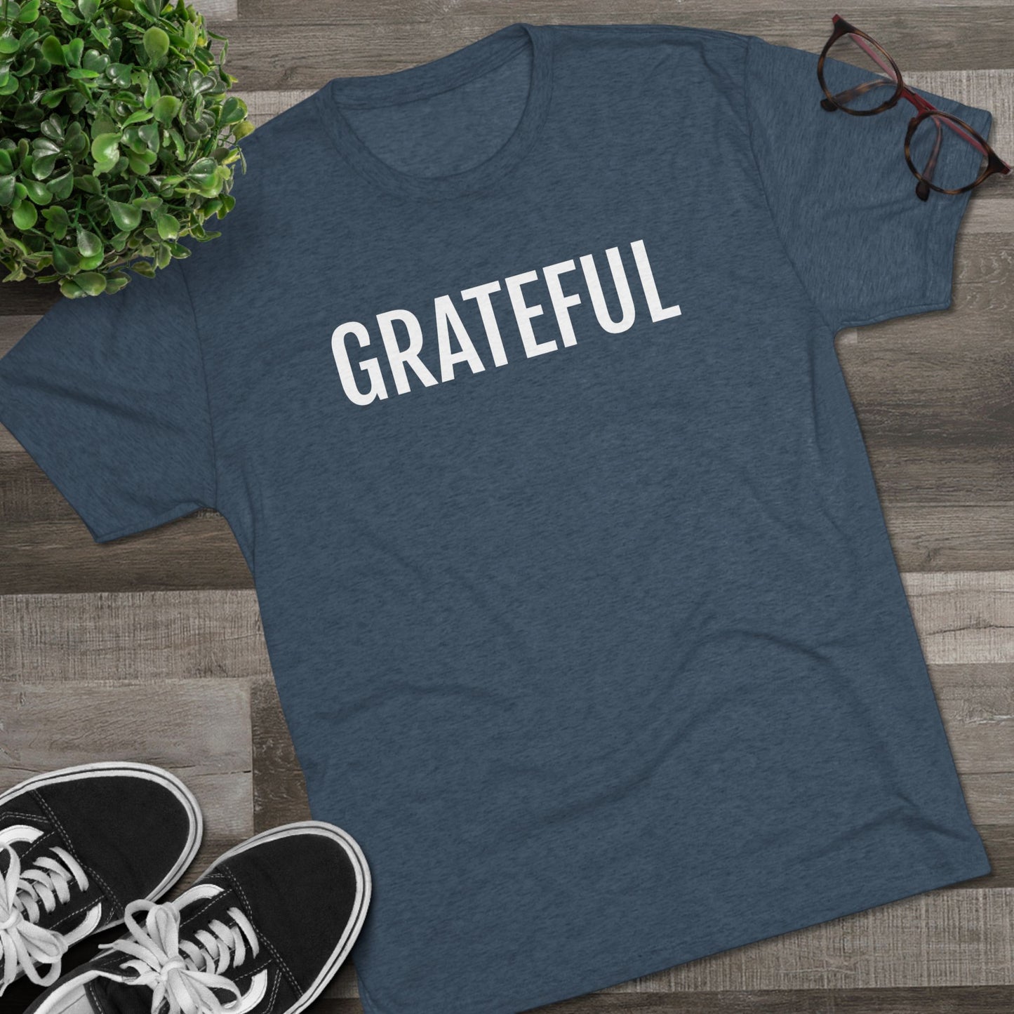 Unisex Tri-Blend Crew Tee - Grateful