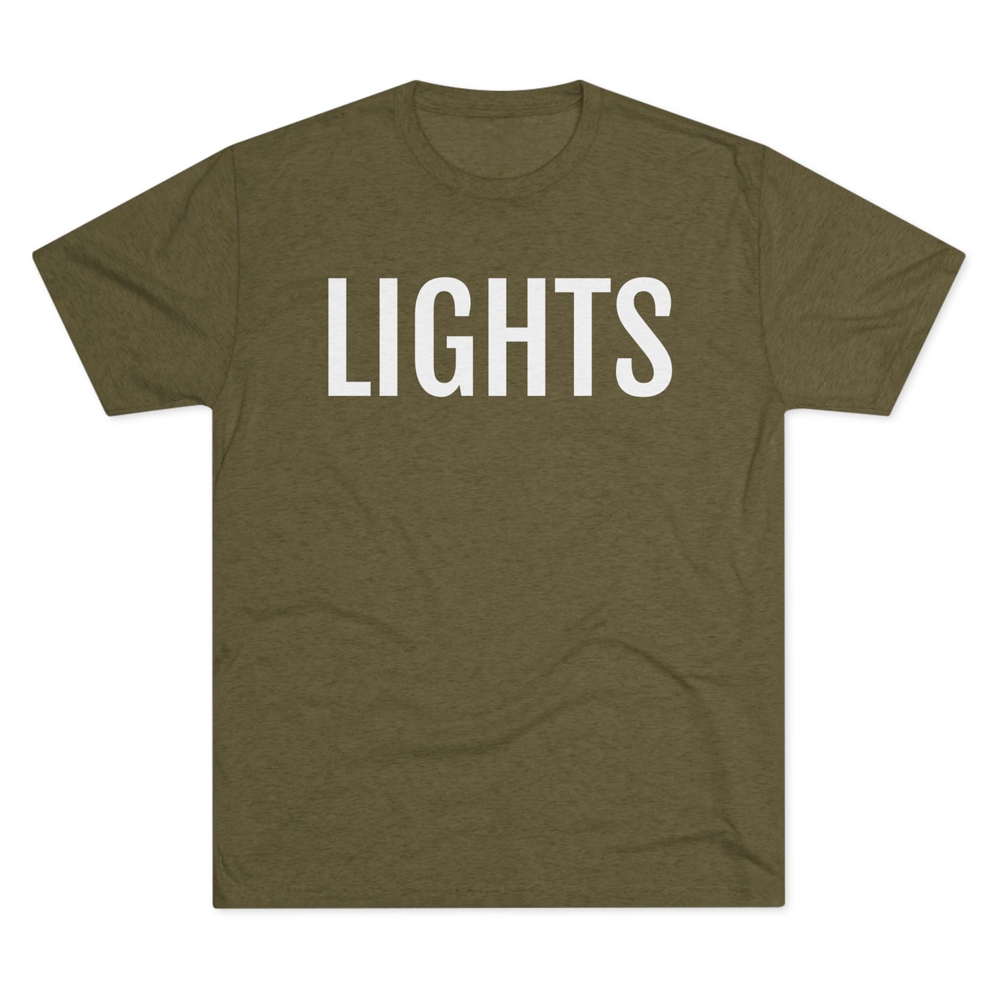 Unisex Tri-Blend Crew Tee - Lights