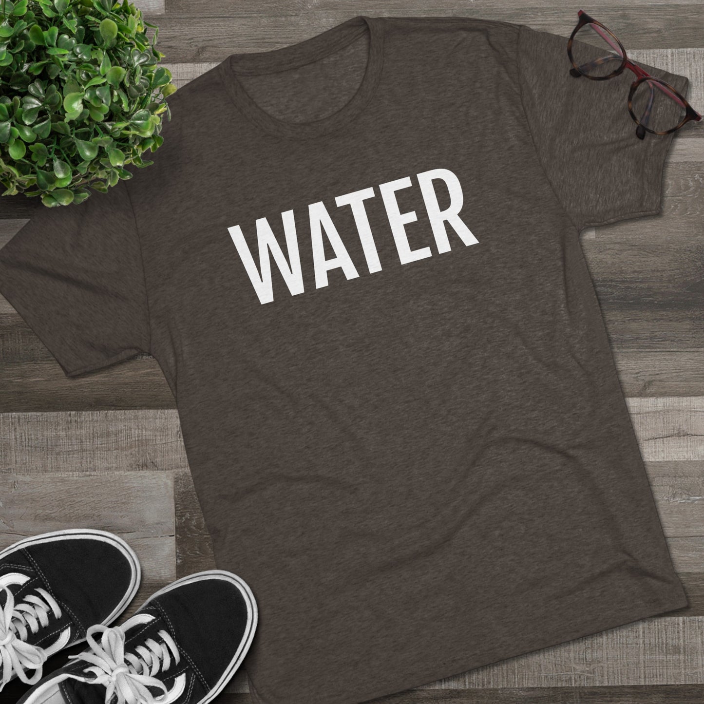 Unisex Tri-Blend Crew Tee - Water