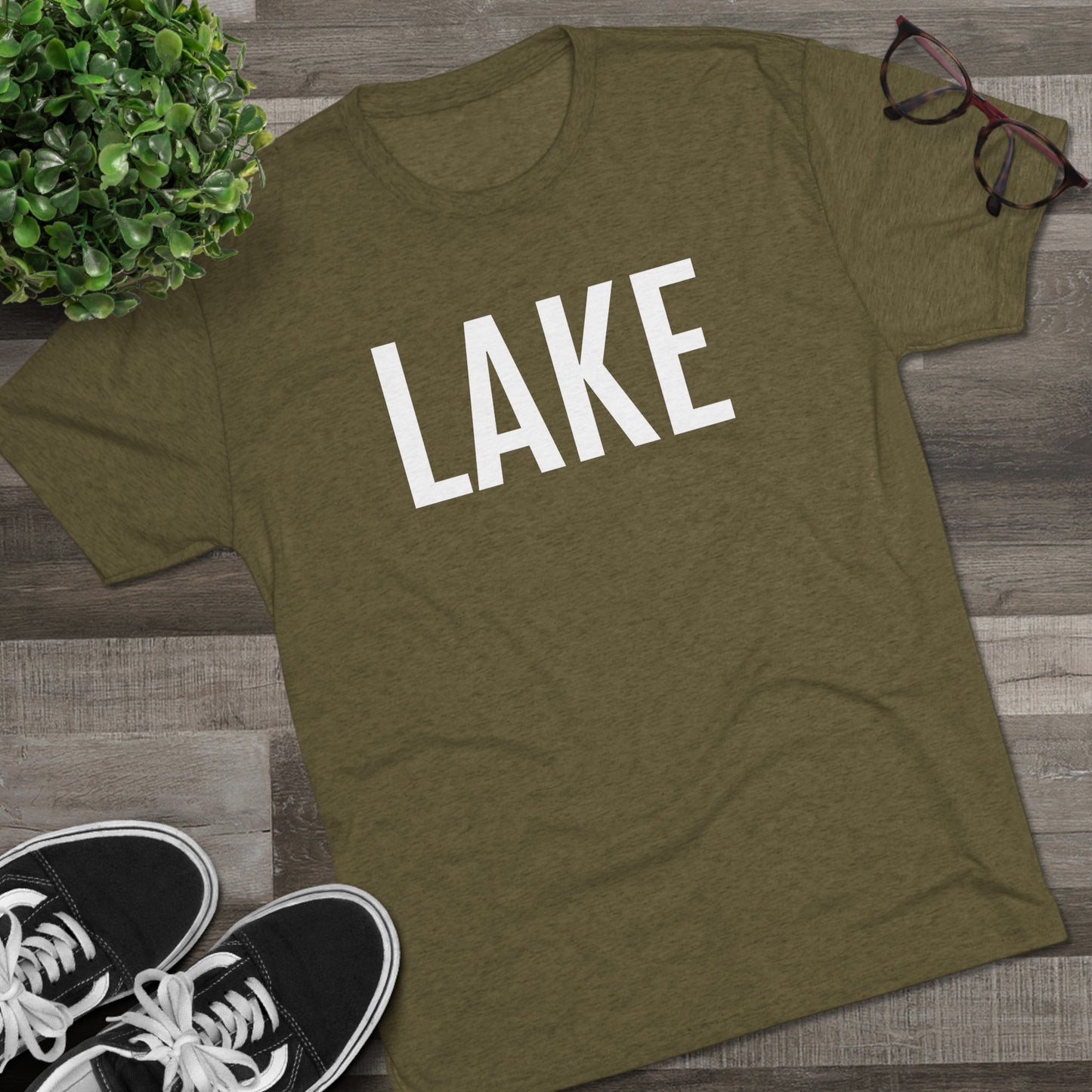 Unisex Tri-Blend Crew Tee - Lake