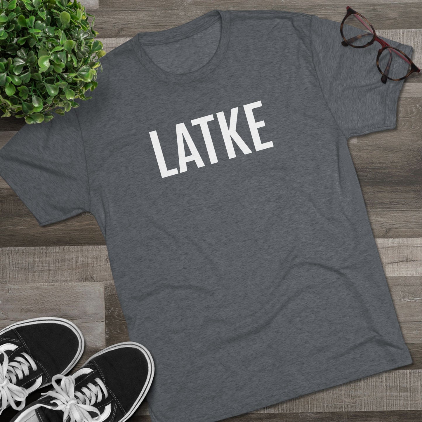 Unisex Tri-Blend Crew Tee - Latke