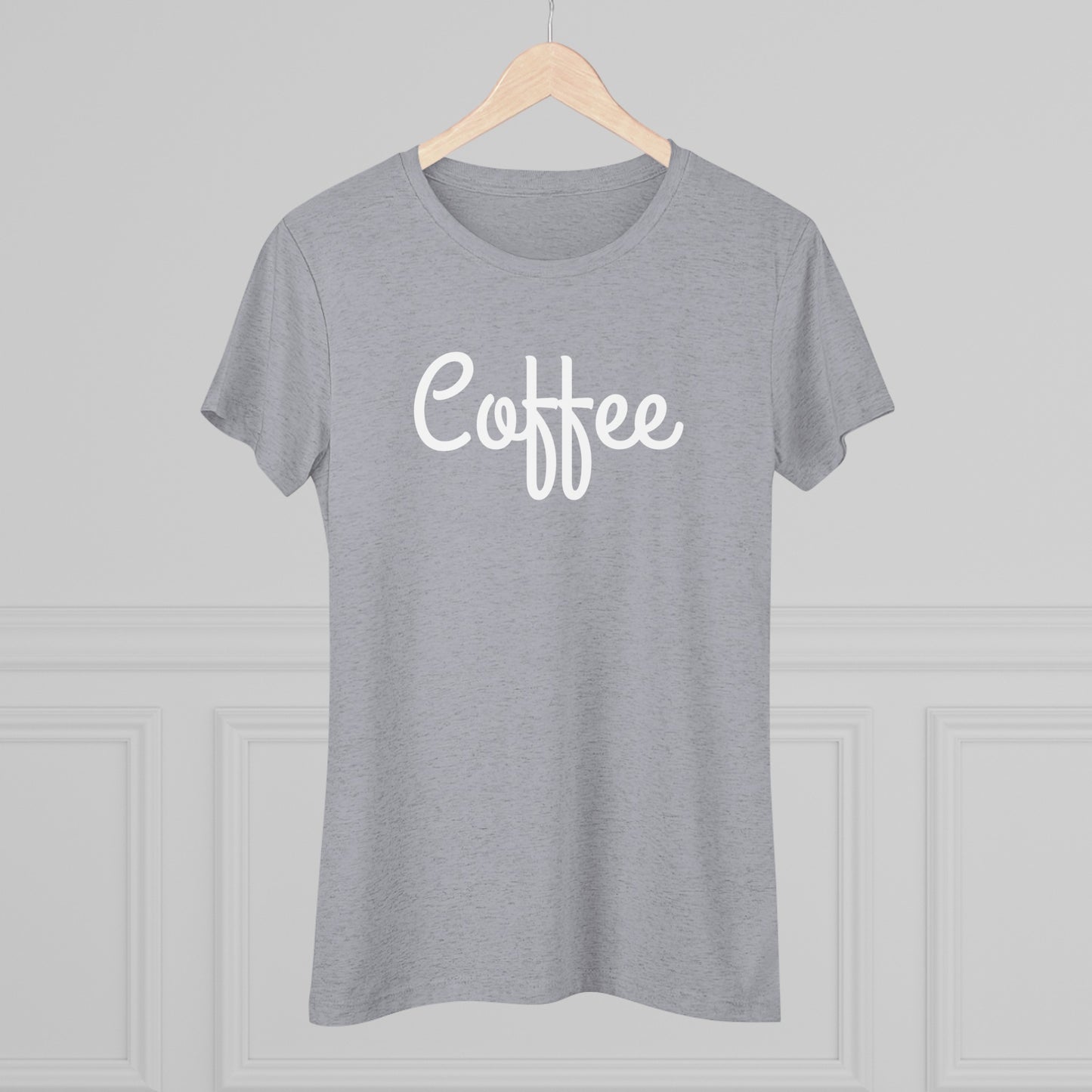 Women's Triblend Tee - Coffee