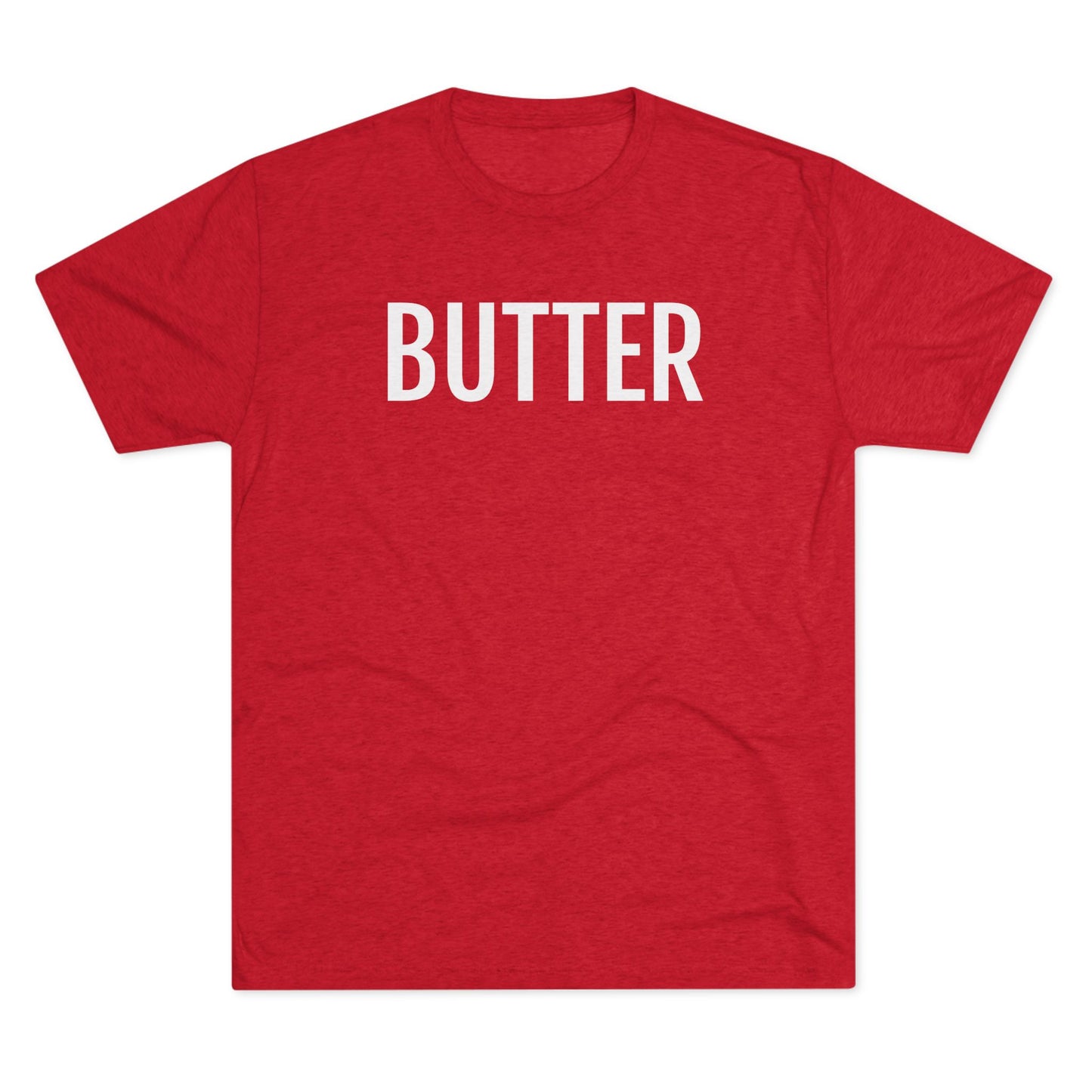 Unisex Tri-Blend Crew Tee - Butter