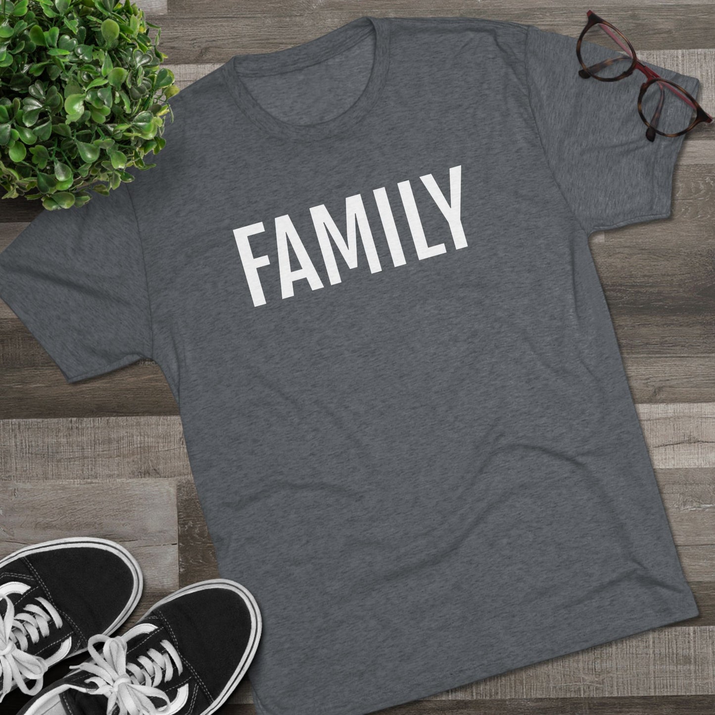 Unisex Tri-Blend Crew Tee - Family