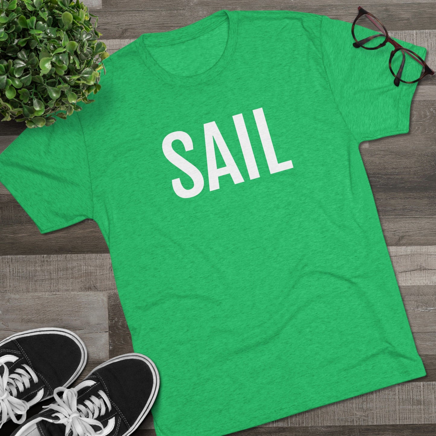 Unisex Tri-Blend Crew Tee - Sail