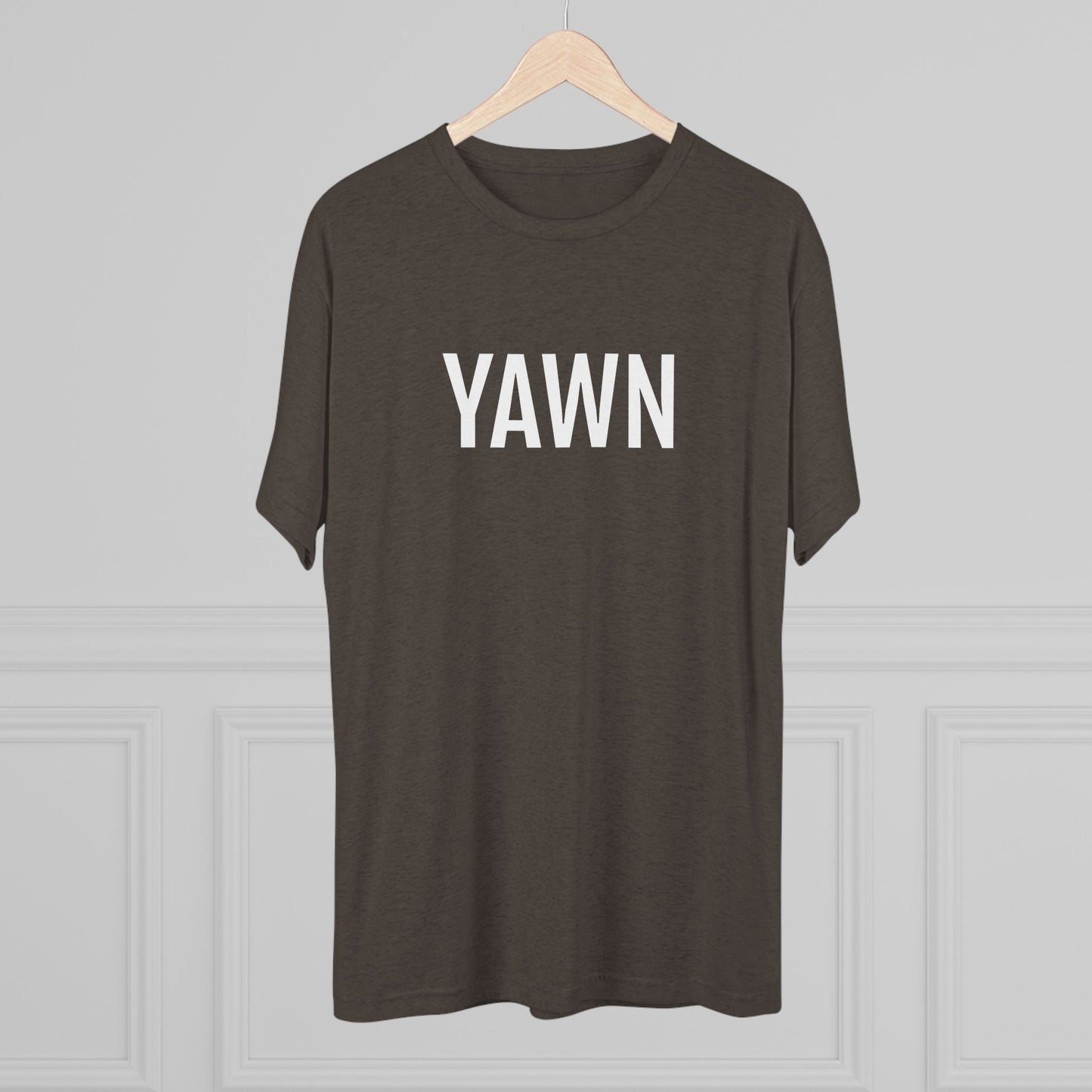 Unisex Tri-Blend Crew Tee - Yawn