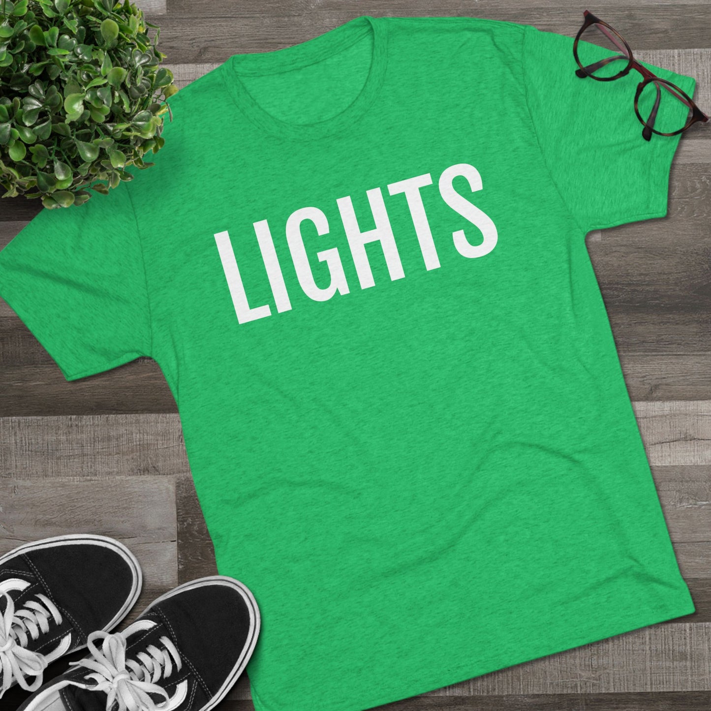 Unisex Tri-Blend Crew Tee - Lights