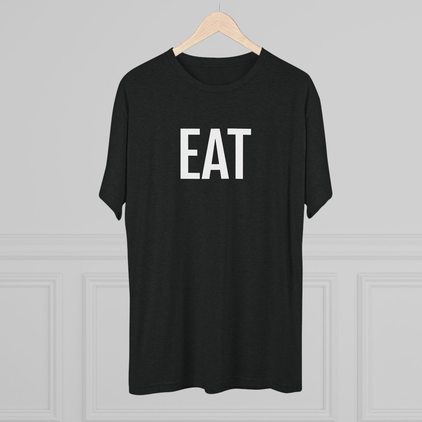 Unisex Tri-Blend Crew Tee - Eat