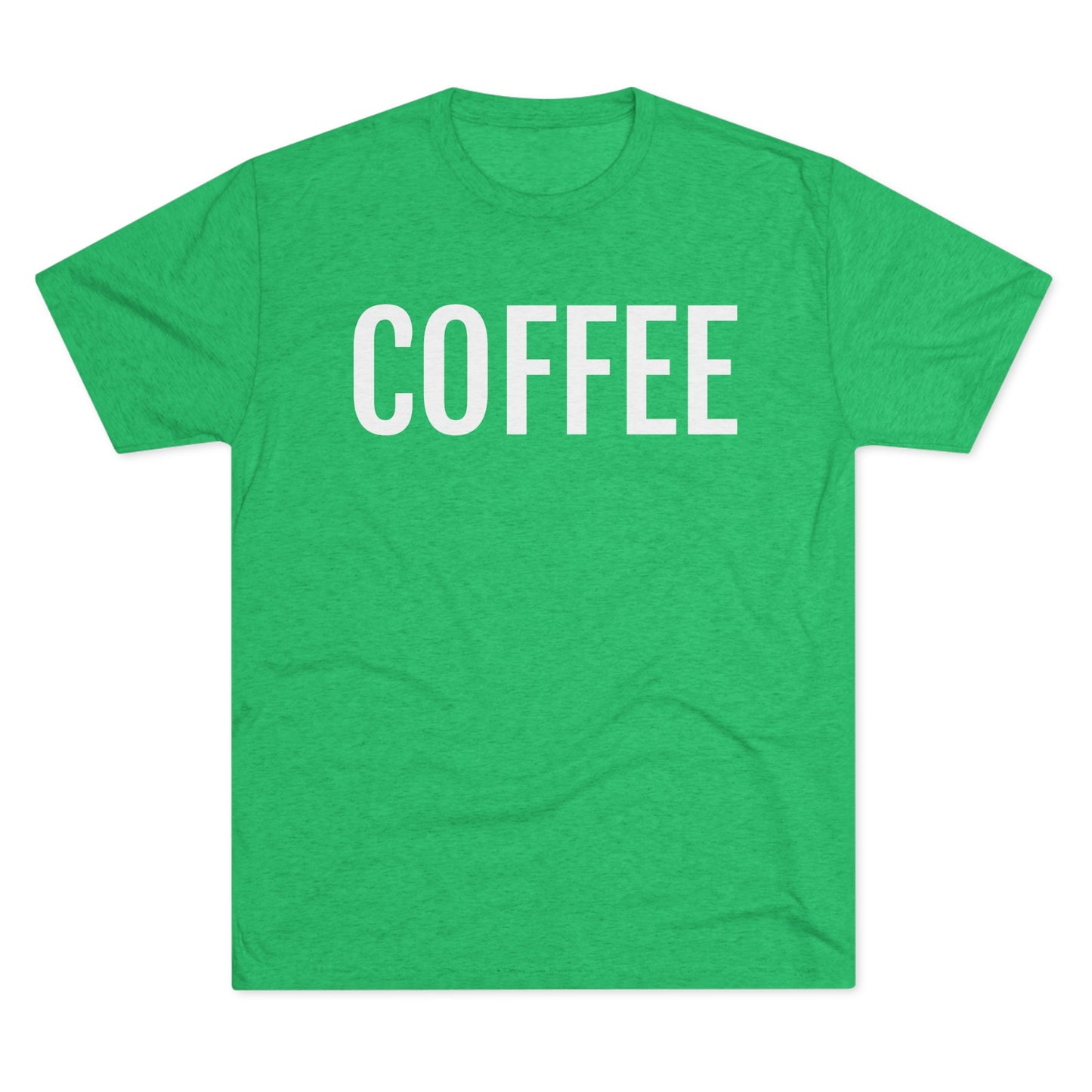 Unisex Tri-Blend Crew Tee - Coffee