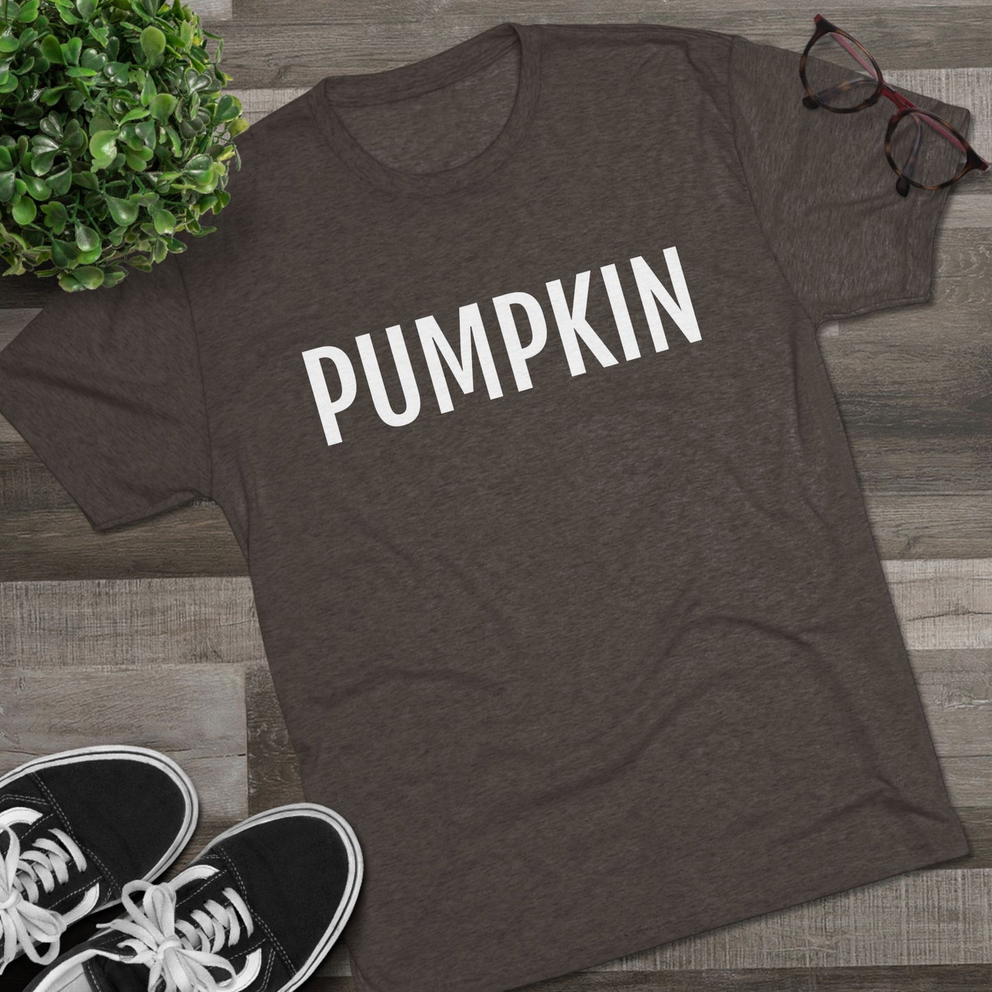 Unisex Tri-Blend Crew Tee - Pumpkin