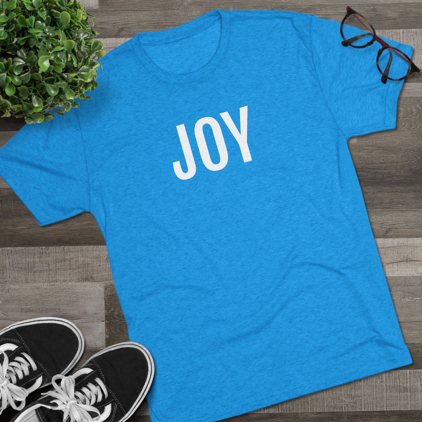 Unisex Tri-Blend Crew Tee - Joy