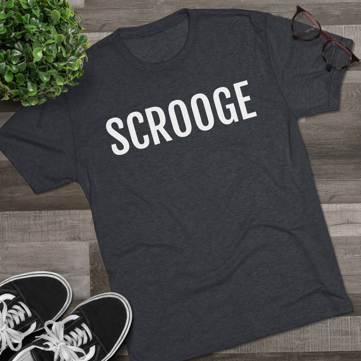 Unisex Tri-Blend Crew Tee - Scrooge