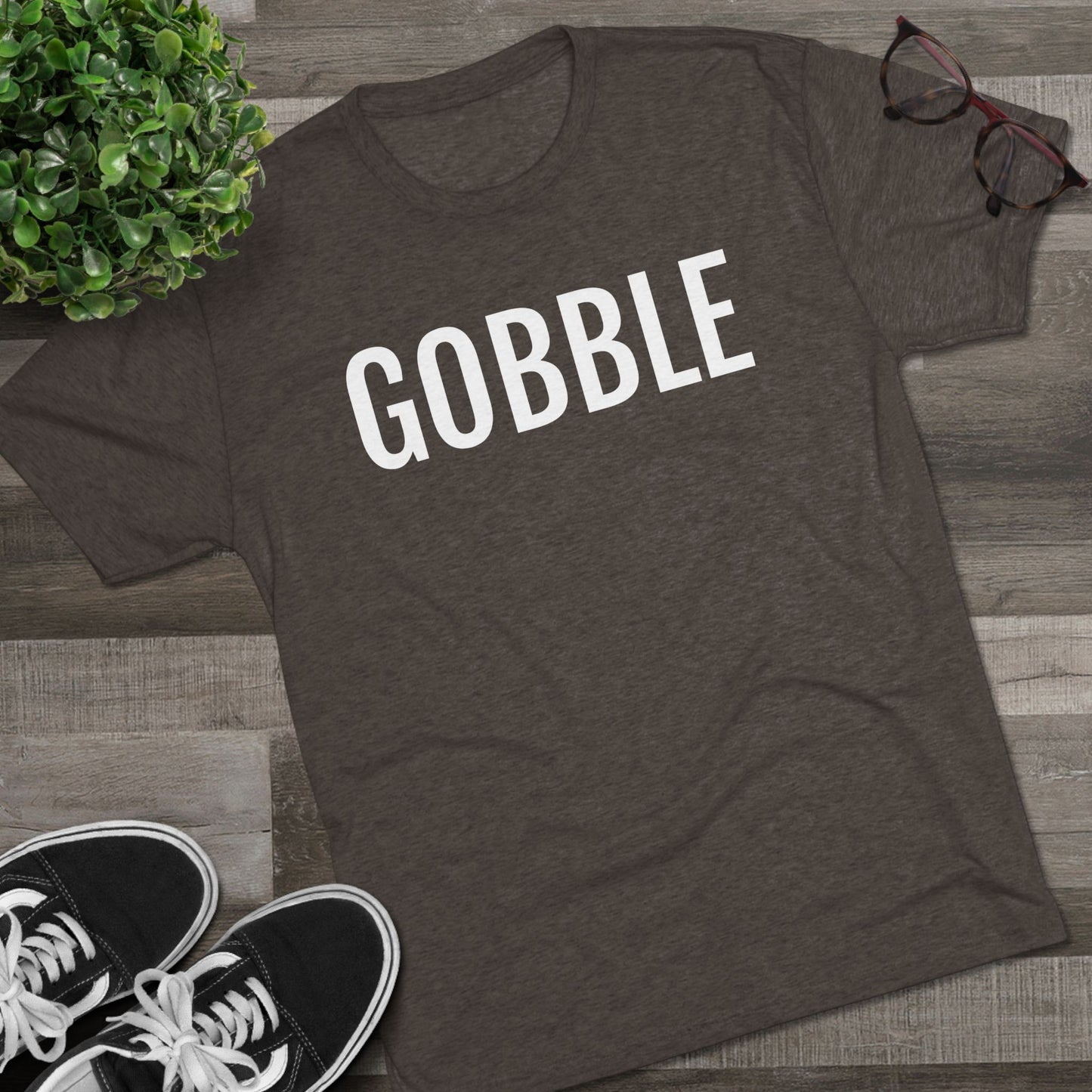 Unisex Tri-Blend Crew Tee - Gobble