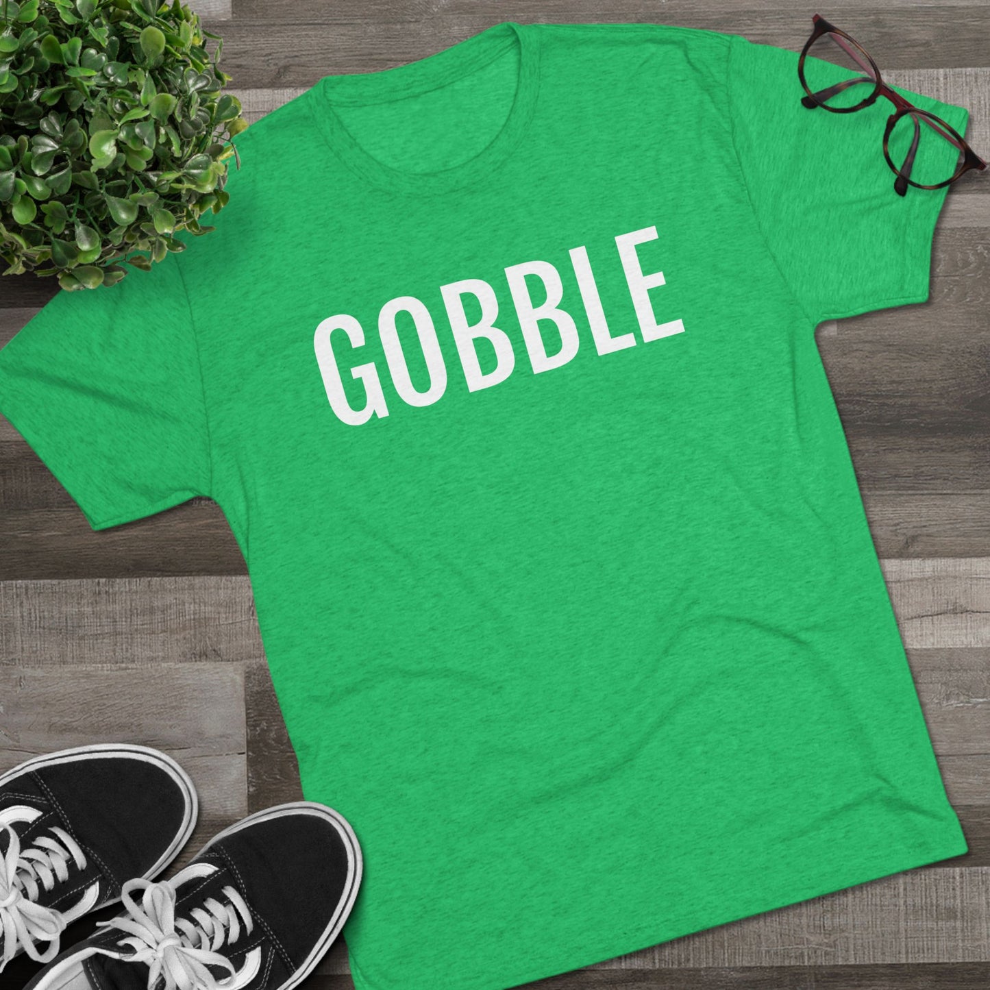 Unisex Tri-Blend Crew Tee - Gobble