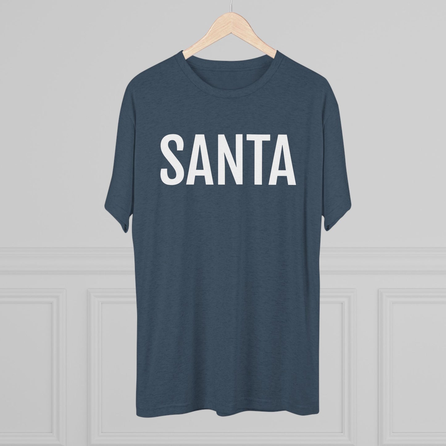 Unisex Tri-Blend Crew Tee - Santa