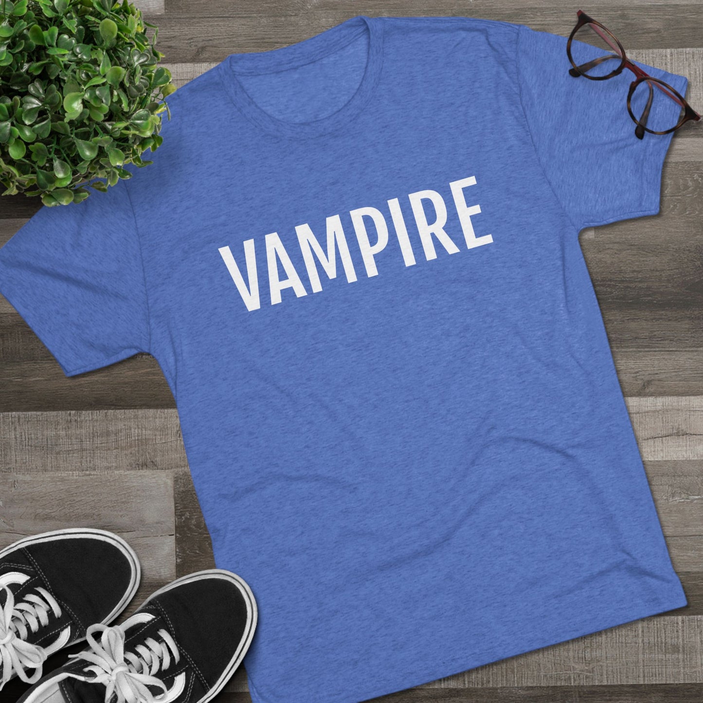 Unisex Tri-Blend Crew Tee - Vampire