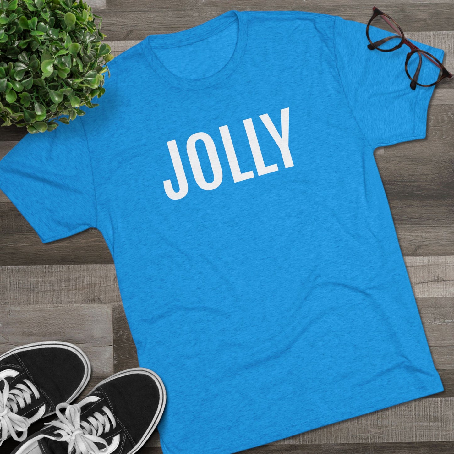 Unisex Tri-Blend Crew Tee - Jolly