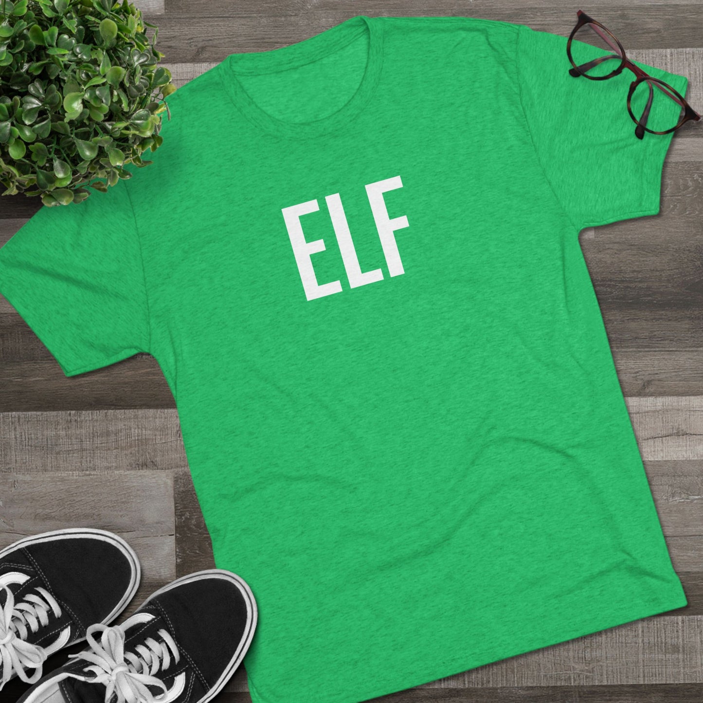 Unisex Tri-Blend Crew Tee - Elf