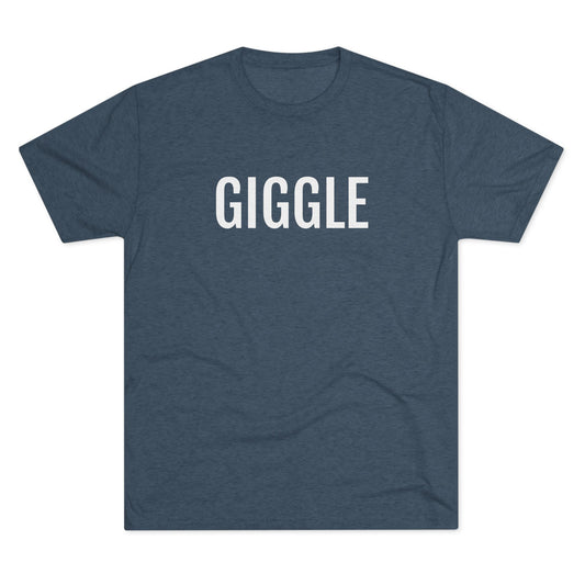 Unisex Tri-Blend Crew Tee - Giggle