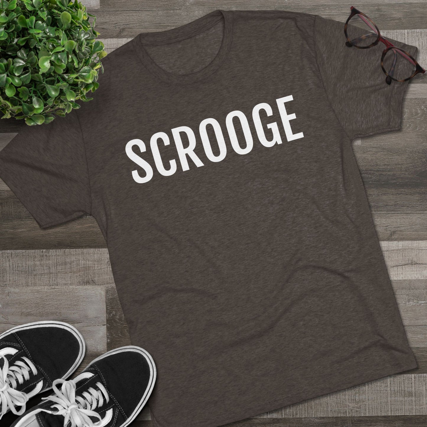 Unisex Tri-Blend Crew Tee - Scrooge