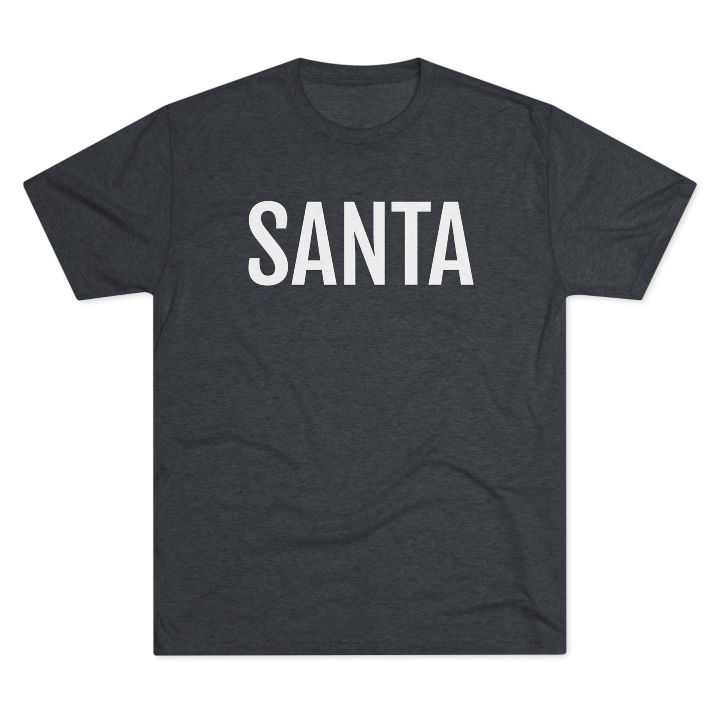 Unisex Tri-Blend Crew Tee - Santa