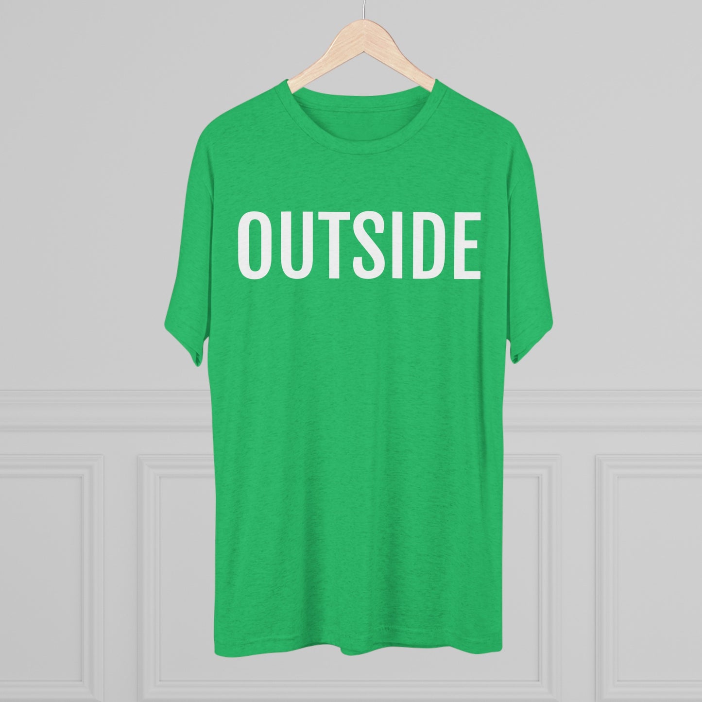 Unisex Tri-Blend Crew Tee - Outside