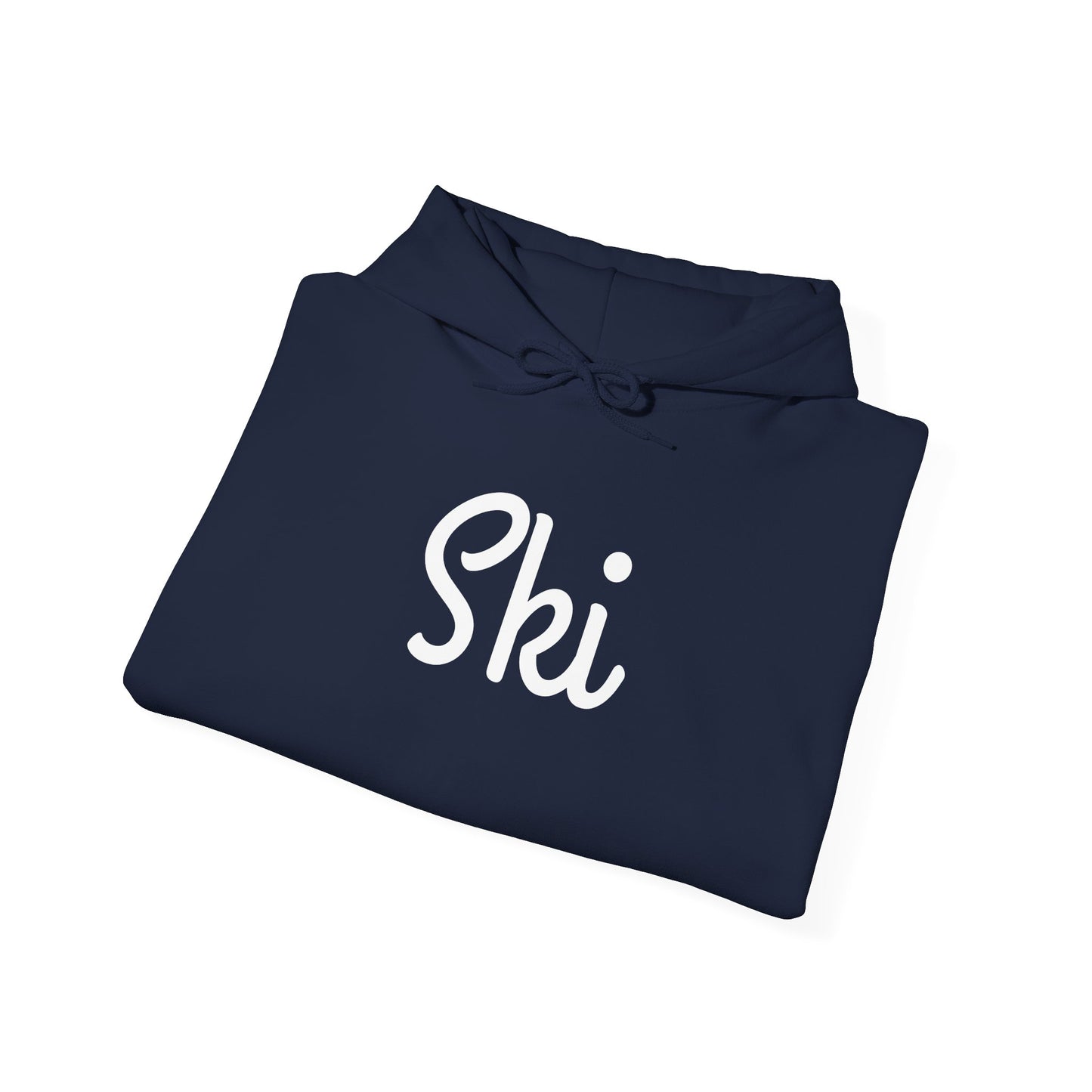 Unisex Heavy Blend™ Hooded Sweatshirt - Ski (script)