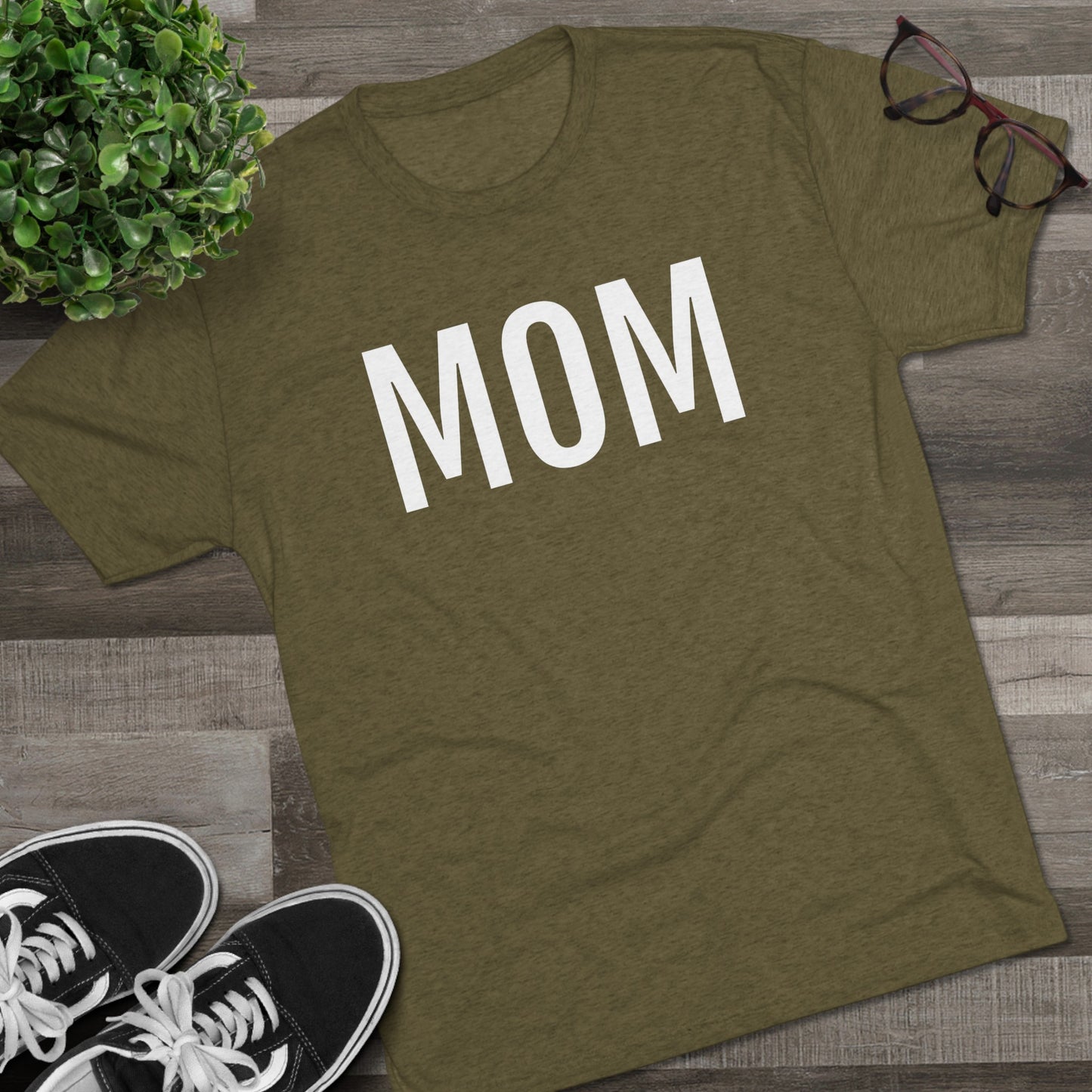 Unisex Tri-Blend Crew Tee - Mom