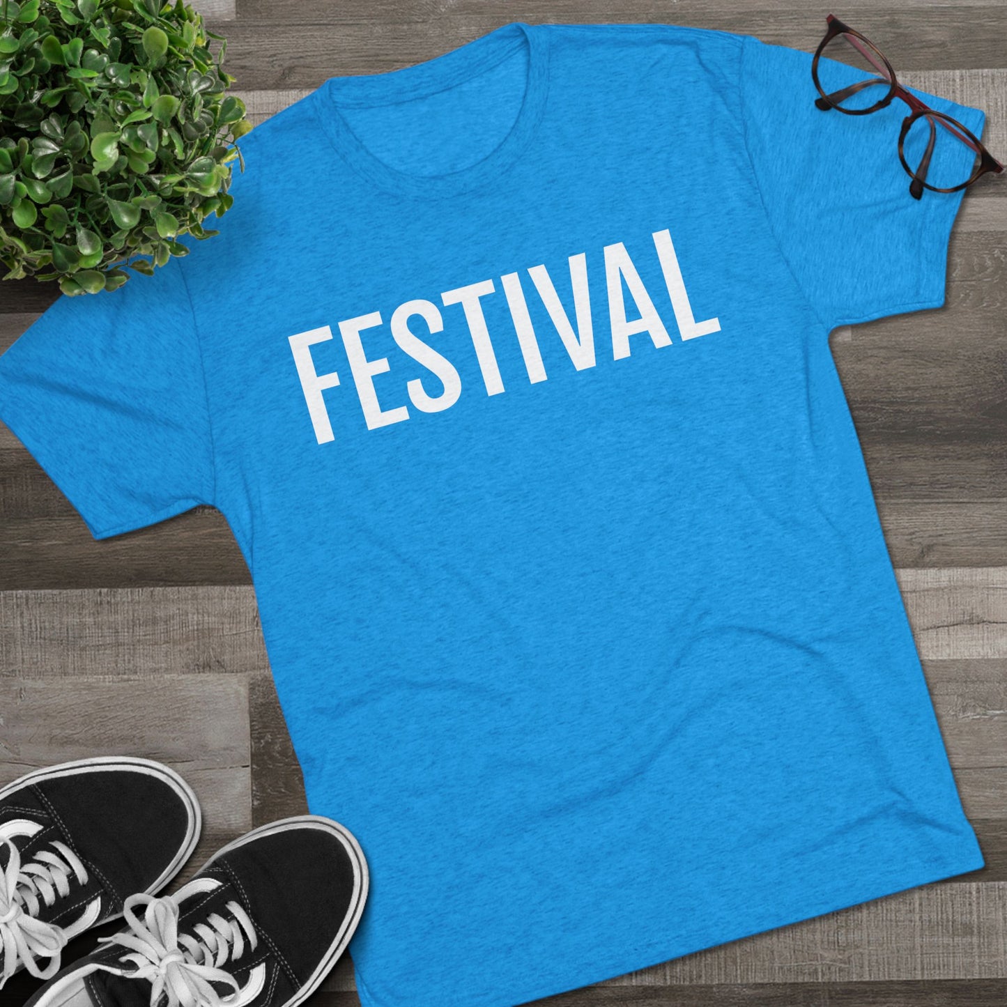 Unisex Tri-Blend Crew Tee - Festival