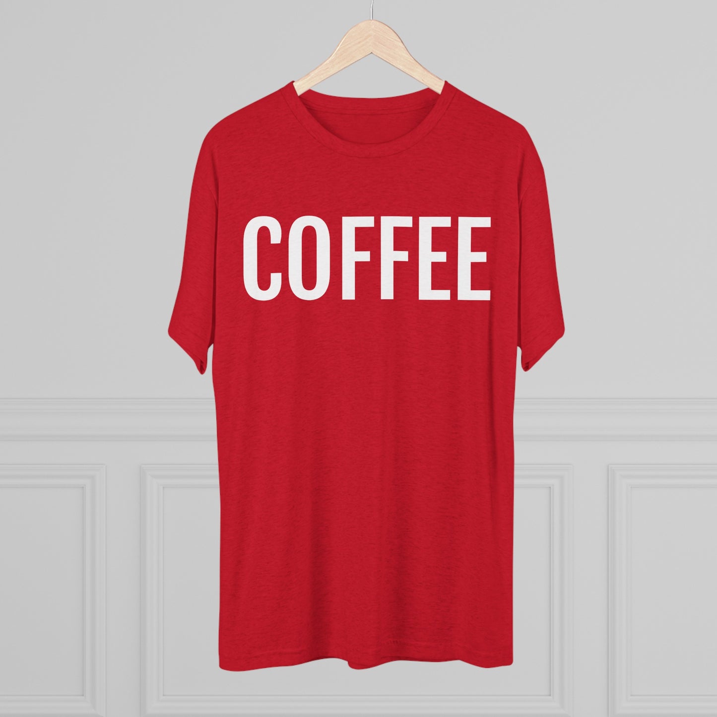 Unisex Tri-Blend Crew Tee - Coffee