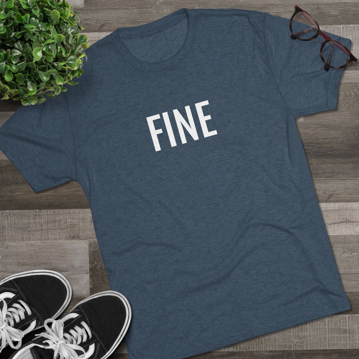 Unisex Tri-Blend Crew Tee - Fine