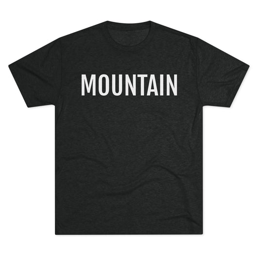 Unisex Tri-Blend Crew Tee - Mountain