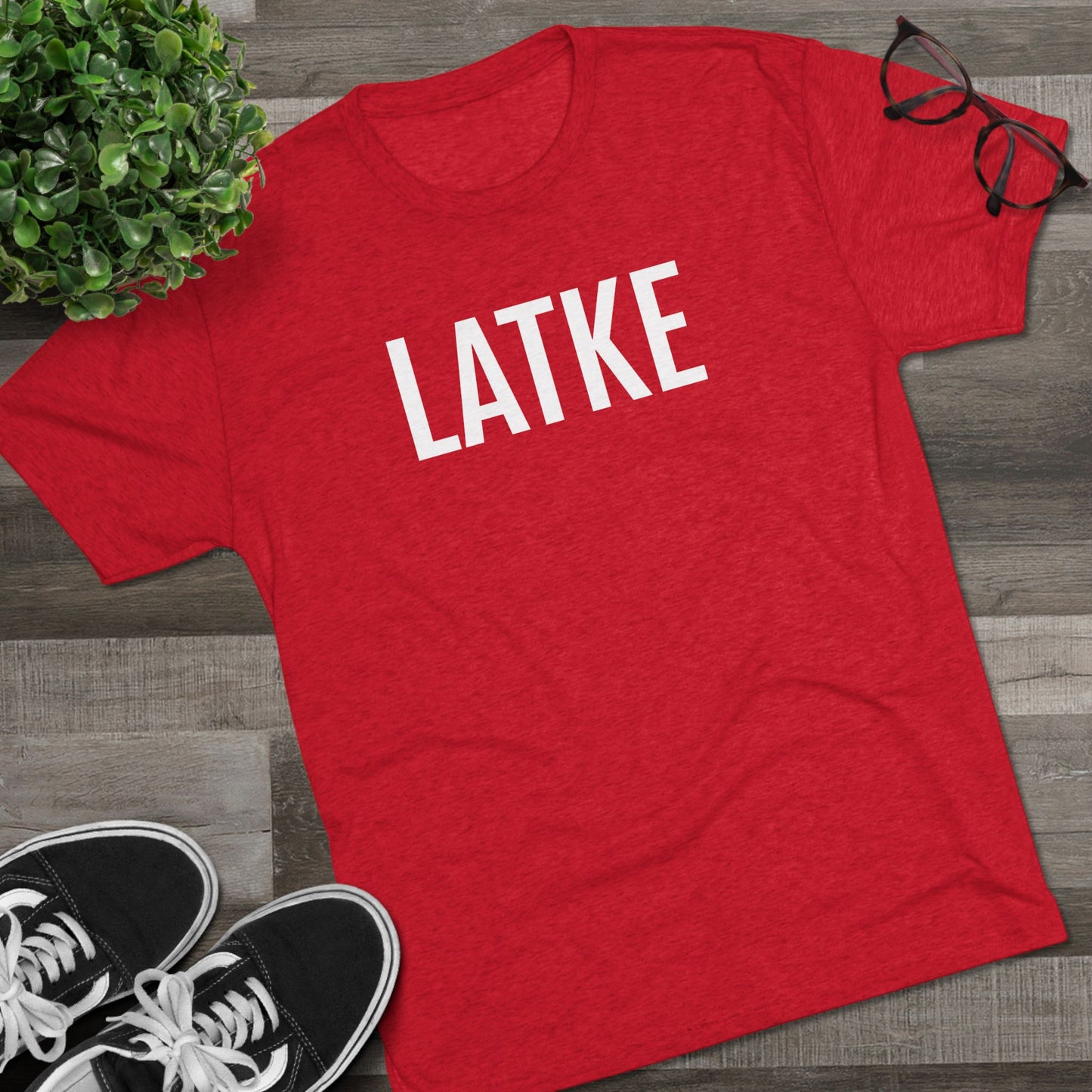 Unisex Tri-Blend Crew Tee - Latke