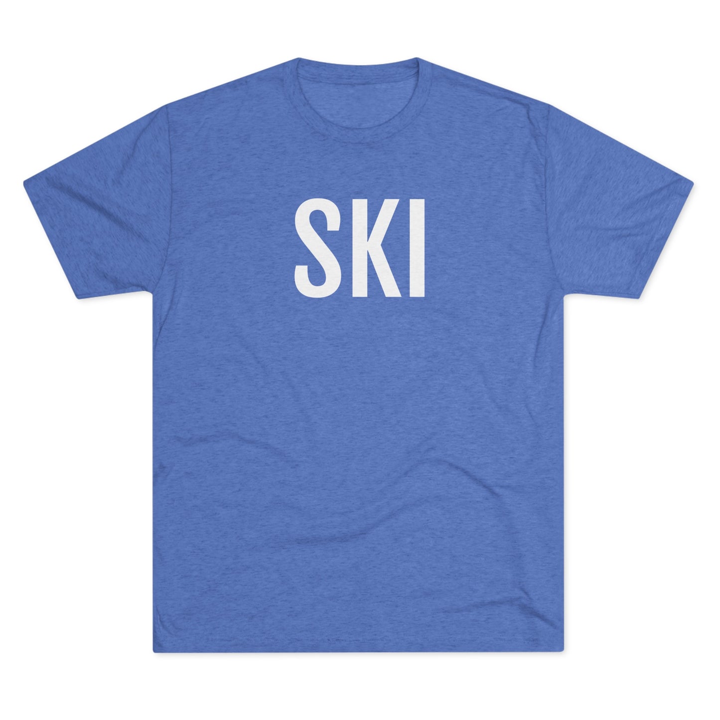 Unisex Tri-Blend Crew Tee - Ski